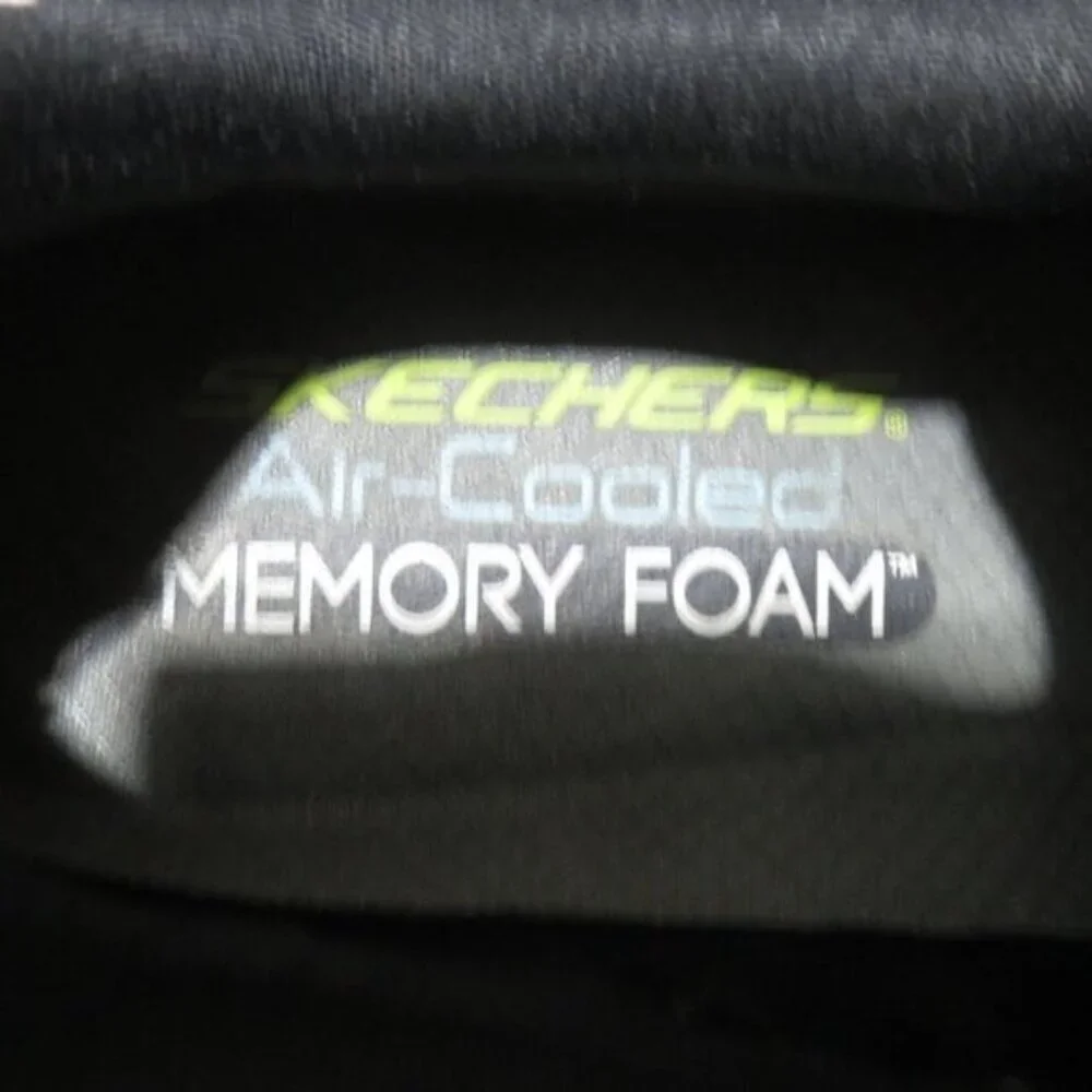 Skechers Synergy Switch Black Knit Running Shoes air cooled memory Foam